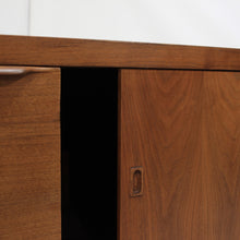 Load image into Gallery viewer, Mid Century Scandinavian Long Teak Credenza