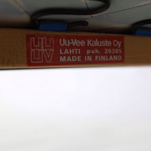 Load image into Gallery viewer, Rosewood and Leather Sofa by Uu-Vee Kaluste Oy of Finland