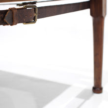 Load image into Gallery viewer, Mid Century Early South African Safari Chairs in Rosewood and Leather - A Pair