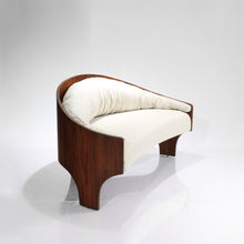 Load image into Gallery viewer, Rare Henry P. Glass Intimate Island Suite Walnut Sofa / Loveseat