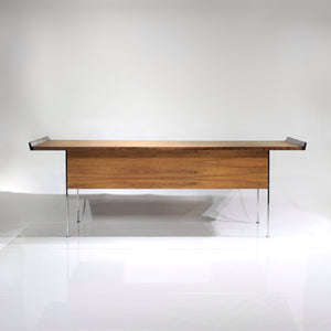 RARE Bleached Rosewood Executive Desk by Harvey Probber