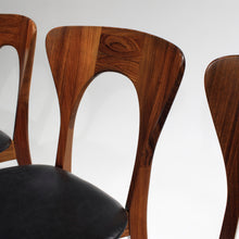 Load image into Gallery viewer, RARE ‘Peter’ Chair by Niels Koefoed in Rosewood - Set of 4