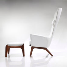 Load image into Gallery viewer, Sensational Adrian Pearsall Sculptural High Back Lounge Chair and Ottoman