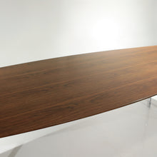 Load image into Gallery viewer, Florence Knoll Conference Table in Chrome and Walnut Formica