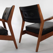 Load image into Gallery viewer, Jens Risom Walnut Lounge Chairs - A Pair