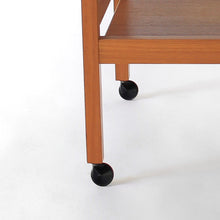 Load image into Gallery viewer, Danish Teak Serving Cart / Bar Cart