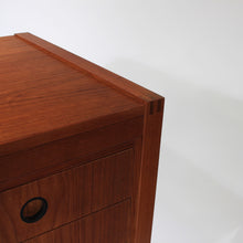 Load image into Gallery viewer, Stunning Mid-Century Danish Teak Desk with Trapezoid Base