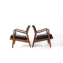 Load image into Gallery viewer, Jens Risom Walnut Lounge Chairs - A Pair