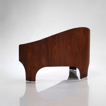 Load image into Gallery viewer, Rare Henry P. Glass Intimate Island Suite Walnut Sofa / Loveseat
