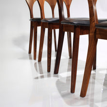 Load image into Gallery viewer, RARE ‘Peter’ Chair by Niels Koefoed in Rosewood - Set of 4