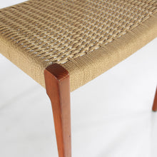Load image into Gallery viewer, Set of 8 Niels Møller Dining Side Chairs Model 71 - Teak and Paper Cord