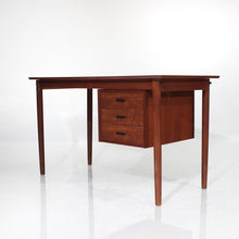 Load image into Gallery viewer, Arne Wahl Iversen Teak Mid Century Danish Writing Desk