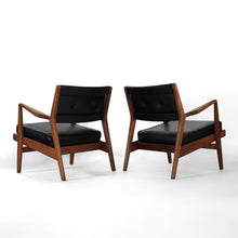 Load image into Gallery viewer, Jens Risom Walnut Lounge Chairs - A Pair