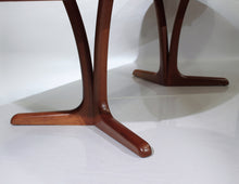 Load image into Gallery viewer, Stunning Mid-Century Danish Teak Elliptical Dining Table w/ 2 Leaves