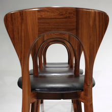 Load image into Gallery viewer, RARE ‘Peter’ Chair by Niels Koefoed in Rosewood - Set of 4