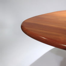 Load image into Gallery viewer, Stunning Mid-Century Danish Teak Elliptical Dining Table w/ 2 Leaves