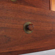 Load image into Gallery viewer, Jack Cartwright for Founders Walnut and Cane Credenza with Rare Hutch