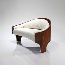 Load image into Gallery viewer, Rare Henry P. Glass Intimate Island Suite Walnut Sofa / Loveseat
