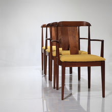 Load image into Gallery viewer, Mid-Century Modern Walnut Dining Chairs by Dillingham  - Set of 4
