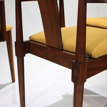 Load image into Gallery viewer, Mid-Century Modern Walnut Dining Chairs by Dillingham  - Set of 4
