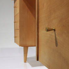 Load image into Gallery viewer, Paul McCobb Solid Maple Double Pedestal Desk - Model 1561