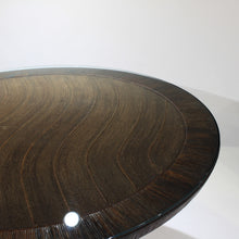 Load image into Gallery viewer, Rare Hand Made Round Dining Table with Rope, Cord, Splayed Legs