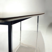 Load image into Gallery viewer, Florence Knoll Conference Table in Chrome and Walnut Formica