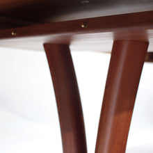 Load image into Gallery viewer, Stunning Mid-Century Danish Teak Elliptical Dining Table w/ 2 Leaves