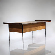 Load image into Gallery viewer, RARE Bleached Rosewood Executive Desk by Harvey Probber
