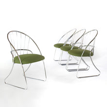 Load image into Gallery viewer, Mid Century Modern Chrome Dining Chairs by Daystrom