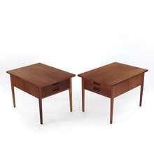 Load image into Gallery viewer, Jack Cartwright for Founders Walnut End Tables - a Pair