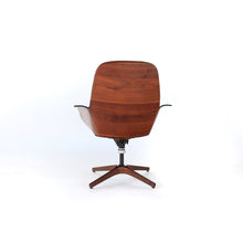 Load image into Gallery viewer, Plycraft George Mulhauser ‘Mrs. Chair’ in Leather - Mid Century Modern Lounge Chair