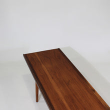 Load image into Gallery viewer, Mid-Century Modern Long Walnut Coffee Table / Bench by Drexel