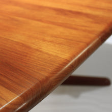 Load image into Gallery viewer, Stunning Mid-Century Danish Teak Elliptical Dining Table w/ 2 Leaves