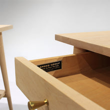Load image into Gallery viewer, (Custom order) Paul McCobb End Tables with Drawer in Maple - A Pair