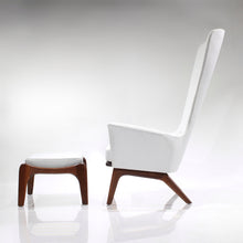 Load image into Gallery viewer, Sensational Adrian Pearsall Sculptural High Back Lounge Chair and Ottoman