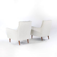 Load image into Gallery viewer, Mid Century Gondola Style Lounge Chairs by Deville in style of Adrian Pearsall