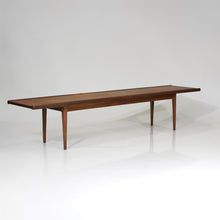 Load image into Gallery viewer, Mid-Century Modern Long Walnut Coffee Table / Bench by Drexel