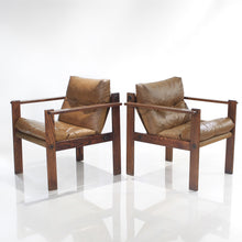 Load image into Gallery viewer, Mid-Century Ash Sling Lounge Chairs