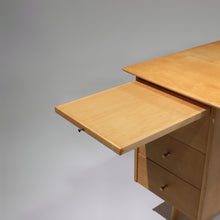 Load image into Gallery viewer, Paul McCobb Solid Maple Double Pedestal Desk - Model 1561