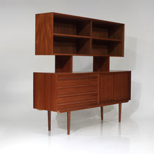 Load image into Gallery viewer, Gorgeous Mid-Century Danish Teak Credenza and Hutch