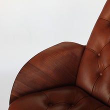 Load image into Gallery viewer, Plycraft George Mulhauser ‘Mrs. Chair’ in Leather - Mid Century Modern Lounge Chair