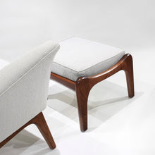 Load image into Gallery viewer, Sensational Adrian Pearsall Sculptural High Back Lounge Chair and Ottoman