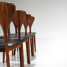 Load image into Gallery viewer, RARE ‘Peter’ Chair by Niels Koefoed in Rosewood - Set of 4