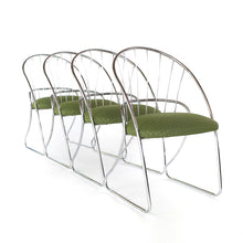 Load image into Gallery viewer, Mid Century Modern Chrome Dining Chairs by Daystrom