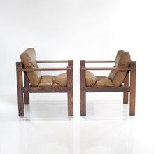 Load image into Gallery viewer, Mid-Century Ash Sling Lounge Chairs