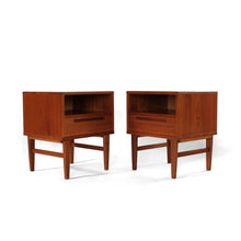 Load image into Gallery viewer, Nils Jonsson Danish Teak Nightstands