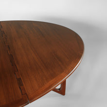 Load image into Gallery viewer, Niels Koefoed Teak Dining Set with Gate Leg Table and 6 Ingrid Dining Chairs