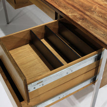 Load image into Gallery viewer, RARE Bleached Rosewood Executive Desk by Harvey Probber
