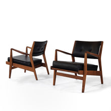 Load image into Gallery viewer, Jens Risom Walnut Lounge Chairs - A Pair